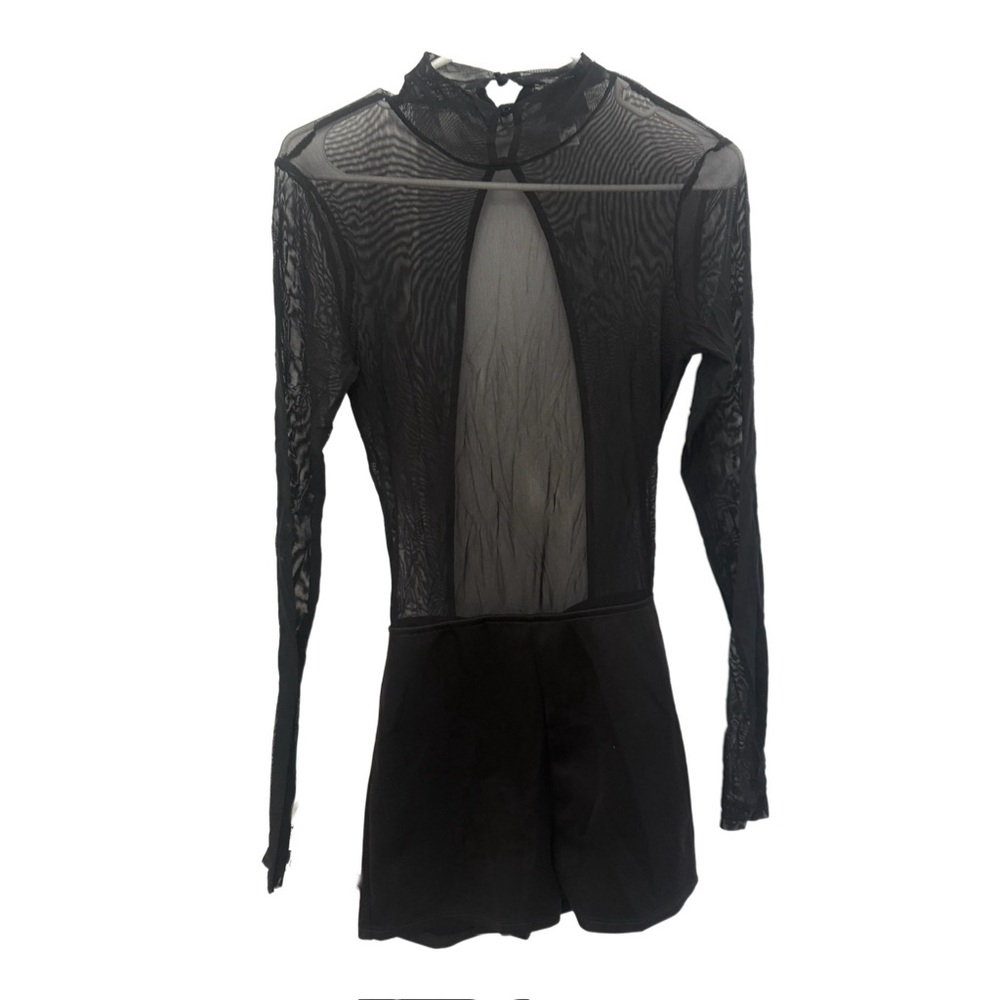 Forplay Black Sheer Bodysuit